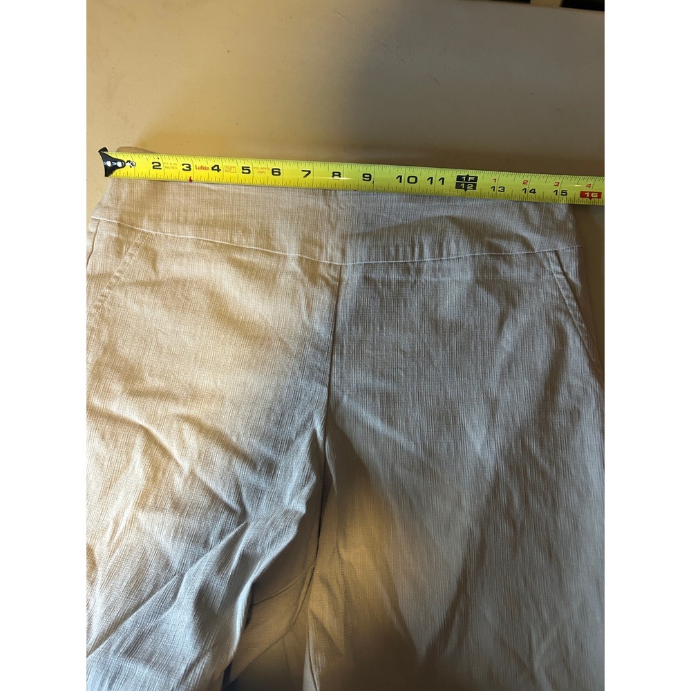 Counterparts Pants Womens Size M Tan Cropped Stretch Casual Trousers 1219615HA - Picture 6 of 9